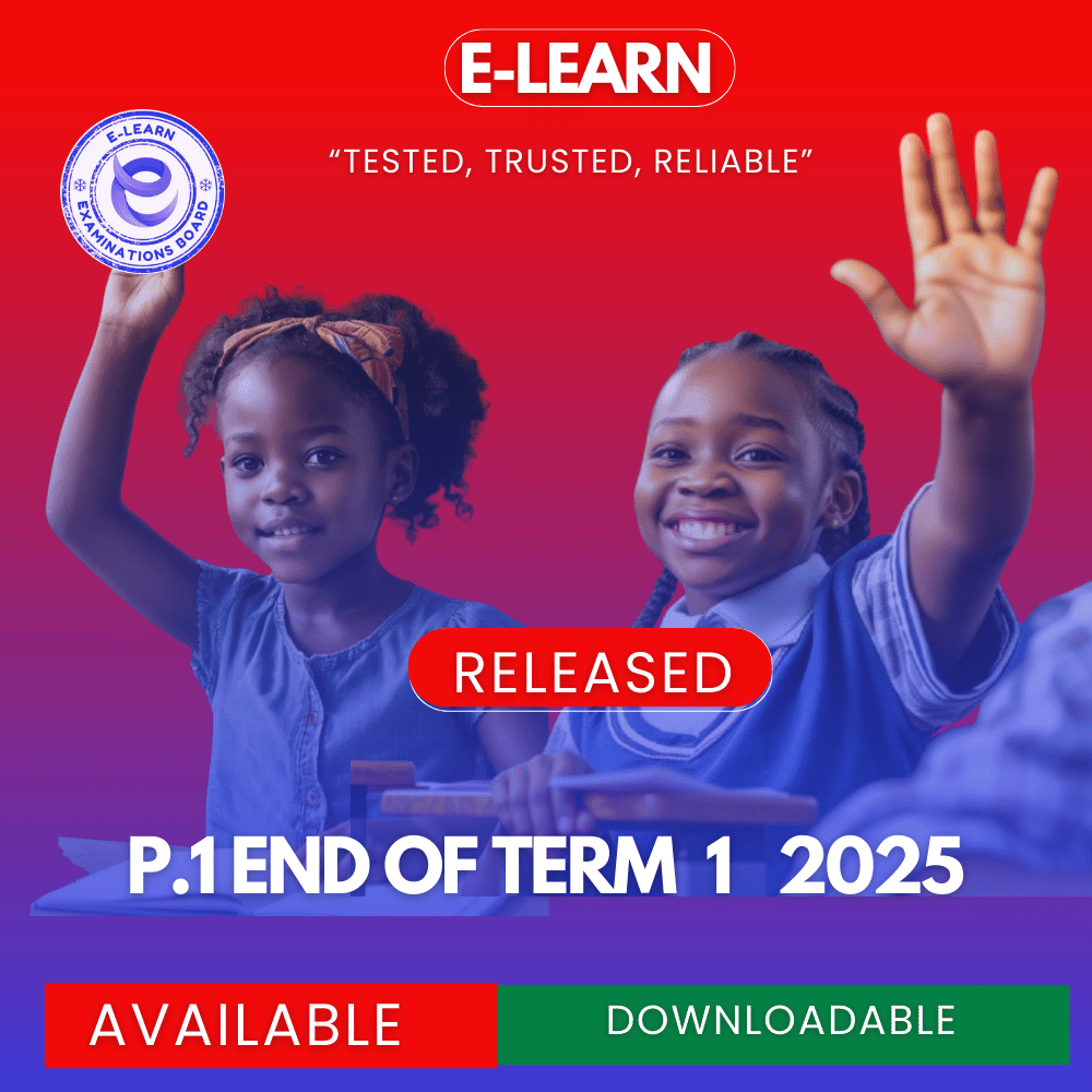 P.1 END OF TERM ONE